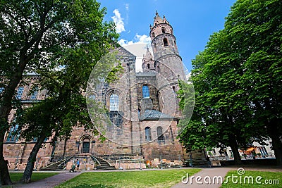 St Peters Church in Worms, Rhineland-Palatinate, Germany Editorial Stock Photo