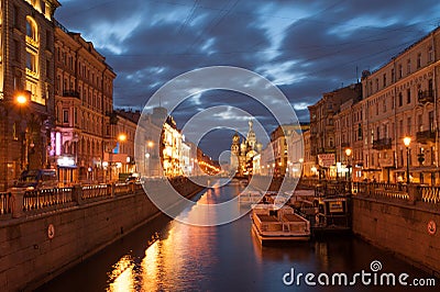 St Petersburg cityscape Stock Photo