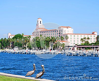 St. Petersburg, Florida Waterfront Stock Photo