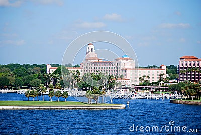 St. Petersburg, Florida Waterfront Stock Photo