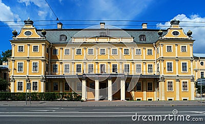 St. Petersburg Menshikov Palace Stock Photo