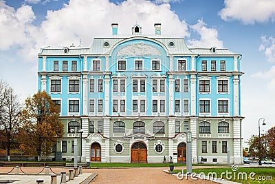 St. Petersburg Nakhimov Naval School Stock Photo