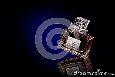 Bottle of perfume Editorial Stock Photo