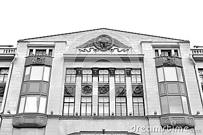 Shopping mall Leningrad House of trade. Editorial Stock Photo