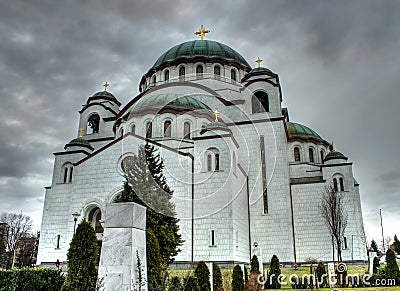 St Sava Temple,Belgrade,Serbia Stock Photo