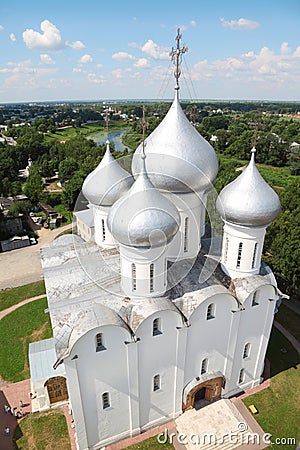 St. Sophia cathedral in Vologda Stock Photo