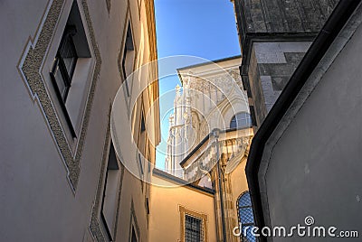 St. Stephan Cathedral Passau Stock Photo