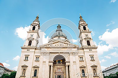 St. Stephen`s Basilica Szent Istvan Bazilika in Budapest, Hungary Stock Photo