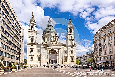 St. Stephen`s Basilica Szent IstvÃ¡n - bazilika, Budapest, Hungary Editorial Stock Photo