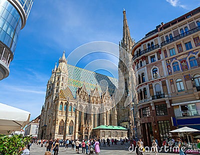 St. Stephen`s Cathedral Editorial Stock Photo