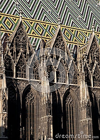 St Stephens Cathedral in Vienna Stock Photo