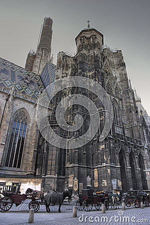 St. Stephens Cathedral Vienna Stock Photo