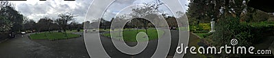 St. Stephens Green in Dublin Ireland, famous tourist spot Editorial Stock Photo