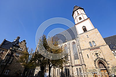 St. Thomas Church - Leipzig, Germany Stock Photo