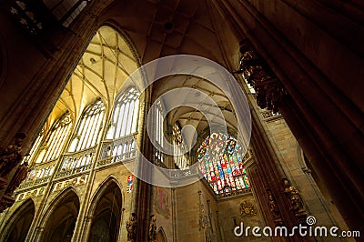 St. Vitus Cathedral 2 Stock Photo