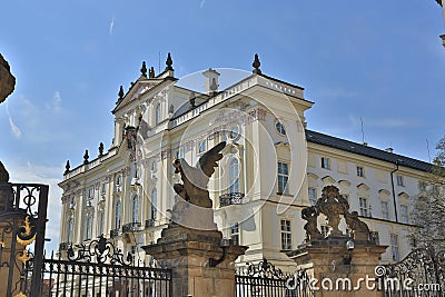 St. Vitus Cathedral, the Prague Castle Stock Photo