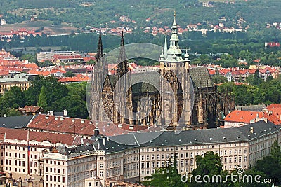 St Vitus, Prague Castle Stock Photo