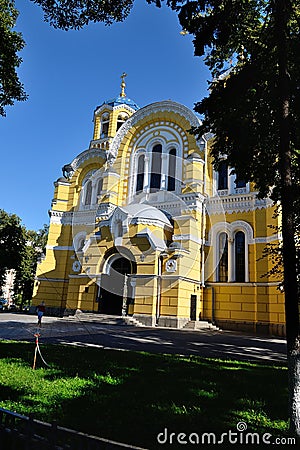 St Volodymyr's Cathedral, Kiev Stock Photo