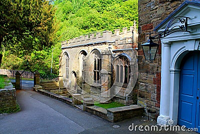 St Winefride`s Well chapel building,N.Wales Stock Photo