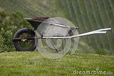 Stable manure form animals as fertilizer Stock Photo