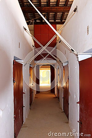 Stables of the bullring of Ronda, Andalusia, Spain Stock Photo