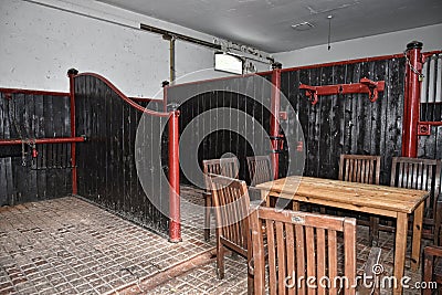Stables cafe at Beautiful Country House near Leeds West Yorkshire that is not National Trust Editorial Stock Photo