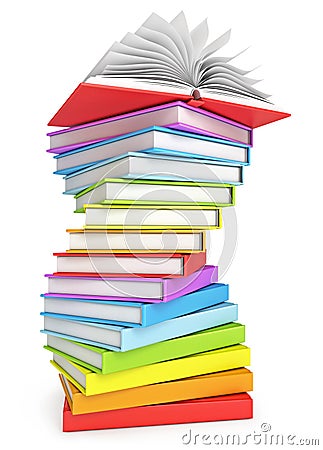 Stack of books Stock Photo