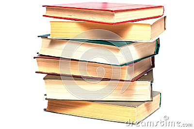 A stack of books Stock Photo