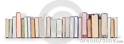 Stack of books isolated Stock Photo