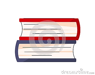 Stack of books Vector Illustration