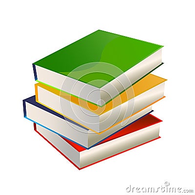 Stack of books vector Vector Illustration