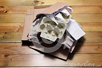 Stack of Cardboard Stock Photo