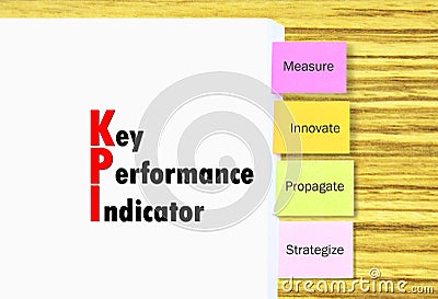 Stack Of Documents Paper With Colorful Tagging For Easy Reference For Key Performance Indicator In Business Concept Stock Photo