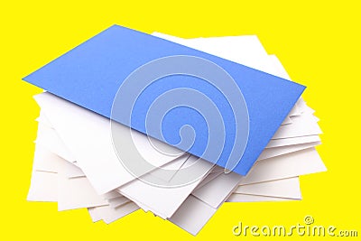 Stack of envelopes Stock Photo