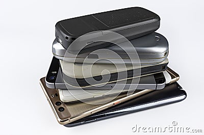 smartphones Stock Photo