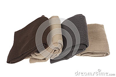 Stack of Men's Socks Stock Photo