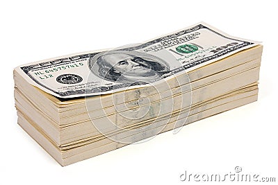 Stack of money Stock Photo