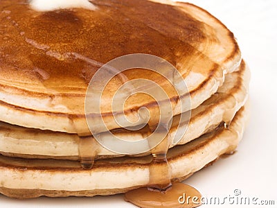 Stack of Pancakes Stock Photo