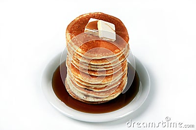Stack of pancakes Stock Photo