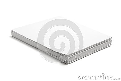 Stack of Papers Stock Photo