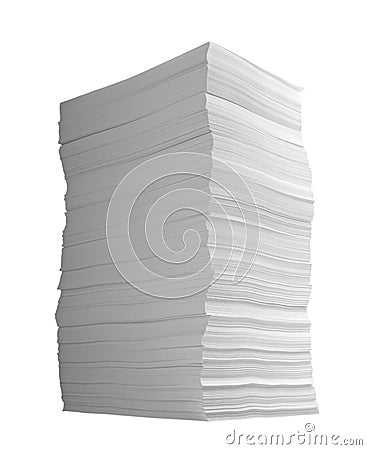 Stack of papers documents office business Stock Photo