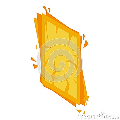 Stack of papers flying creating a dynamic composition Vector Illustration