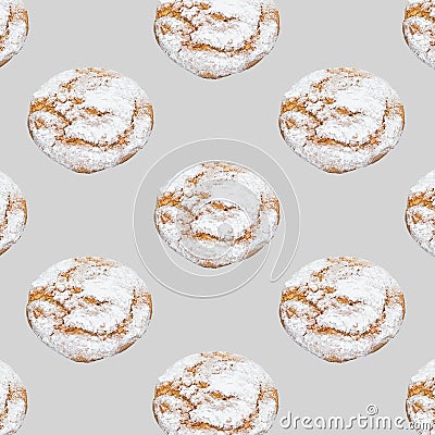 Stack of sweetmeal biscuits Stock Photo