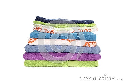 A stack of towels Stock Photo