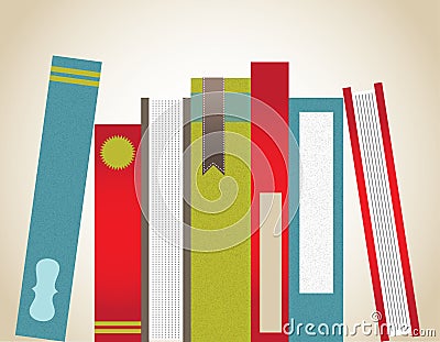 Stacked Books Grouping Stock Photo