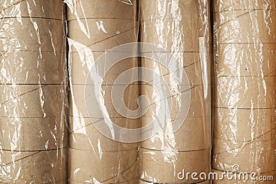 Stacked Cardboard Recycling Boxes In A Pile corrugated box horizontal close up stock photo copy space Paper cardboard, corrugated Stock Photo