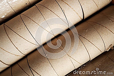 Stacked Cardboard Recycling Boxes In A Pile corrugated box horizontal close up stock photo copy space Paper cardboard, corrugated Stock Photo