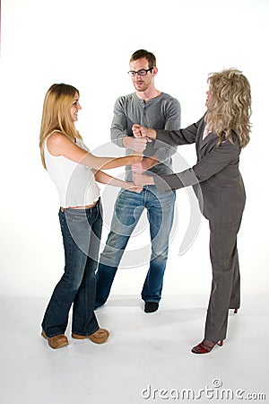 Stacked Fists Stock Photo