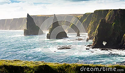 Stacked Rocks, Northern Scotland Stock Photo