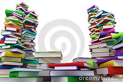 Stacks of books Stock Photo